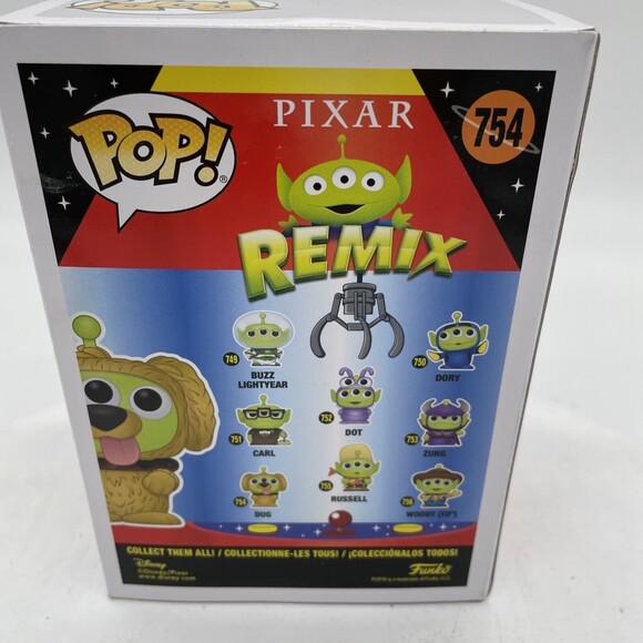 Funko Pop! Pixar Alien Remix Flocked Dug #754 Target Exclusive - Picture 9 of 14